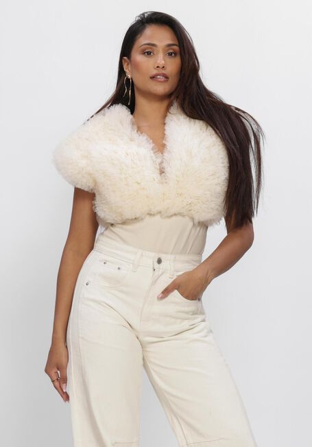 Beige HAUTE L'AMITI&Eacute; Top NEW FUNKY BODYSUIT - large