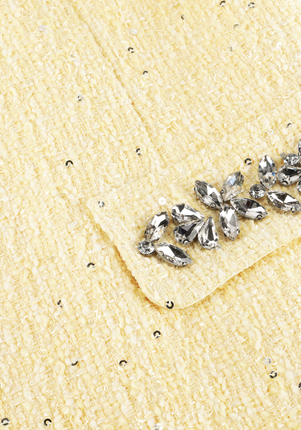 Butter yellow LINA LOCCHI Mini jurk LL-AGNESE - large