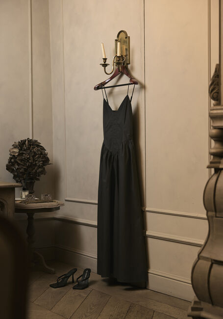 Zwarte OMODA ATELIER Maxi jurk X MODEROSA - AURORA - large