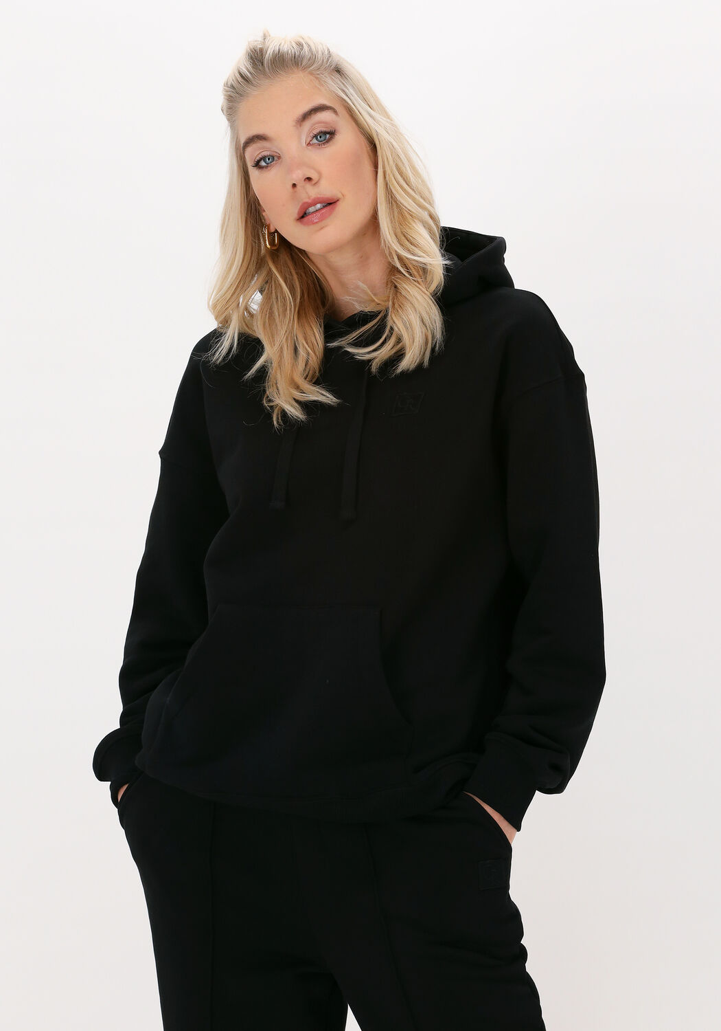 Zwarte oversized hoodie shop