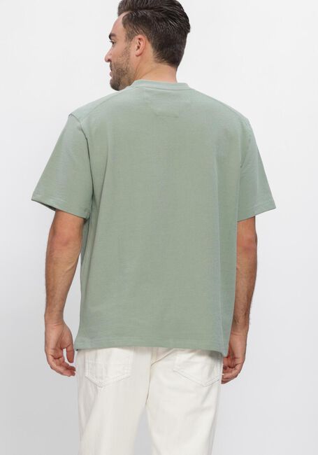 Groene DSTREZZED T-shirt LASSE TEE - large