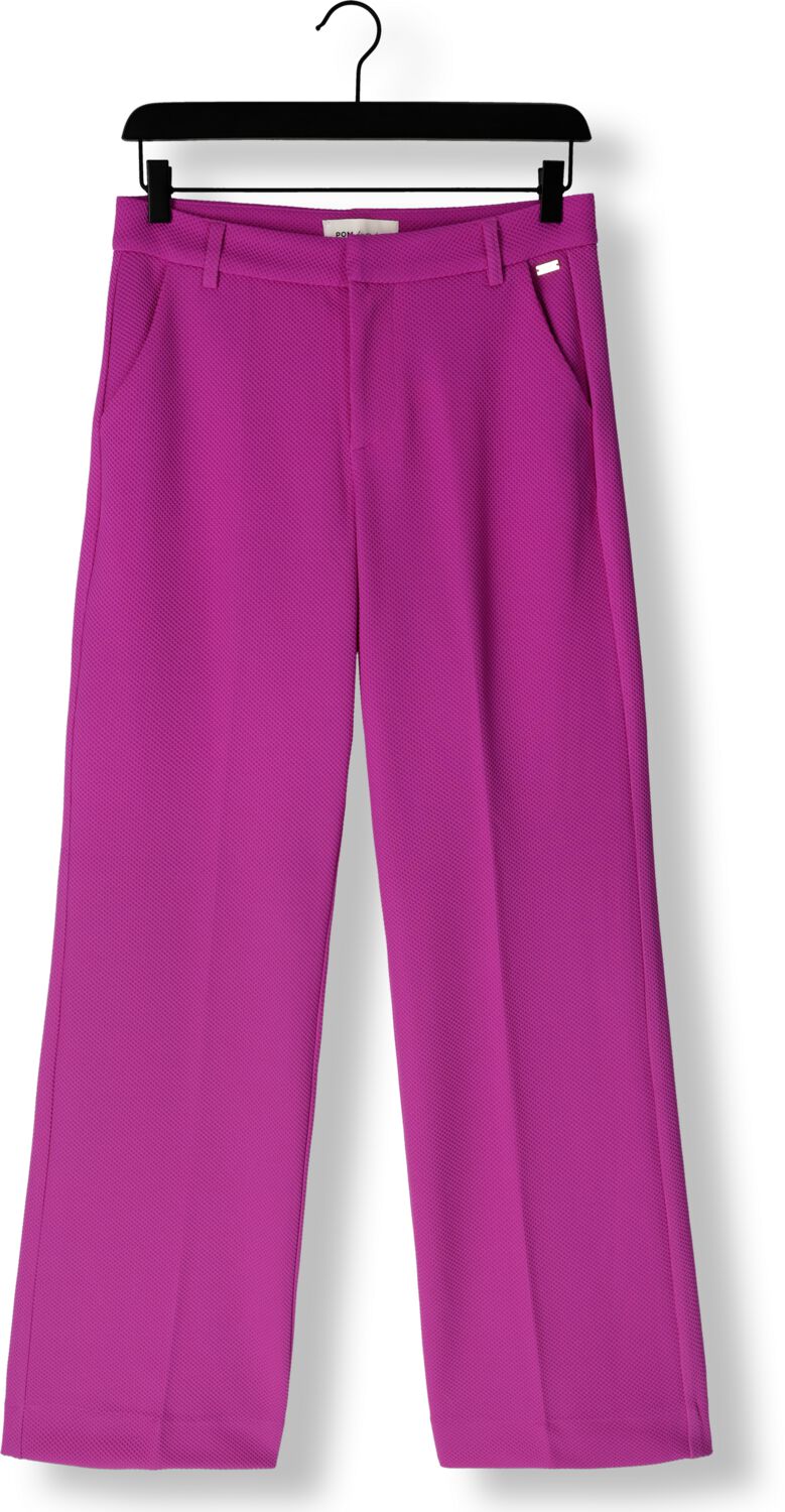 POM AMSTERDAM Dames Broeken Wide Leg Cactus Pink Roze