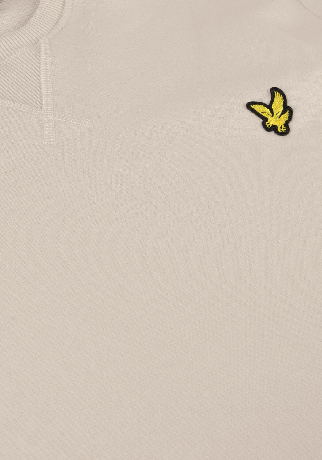 Beige LYLE & SCOTT Sweater CREW NECK SWEATSHIRT - large