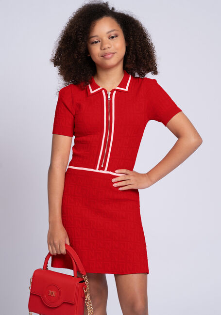 Rode NIK & NIK Mini jurk LIEVE DRESS - large