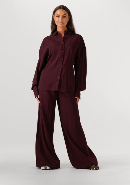 Bordeaux HARPER & YVE Wijde broek MEIKE-PA - large