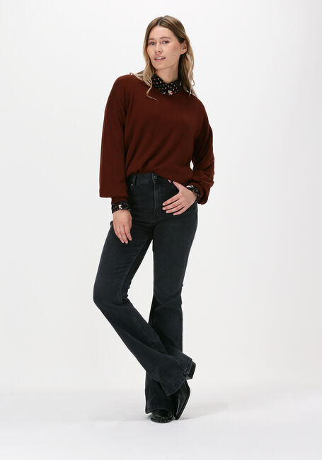 Bruine SUMMUM Trui MOCK NECK SWEATER EXTRA FINE M - large