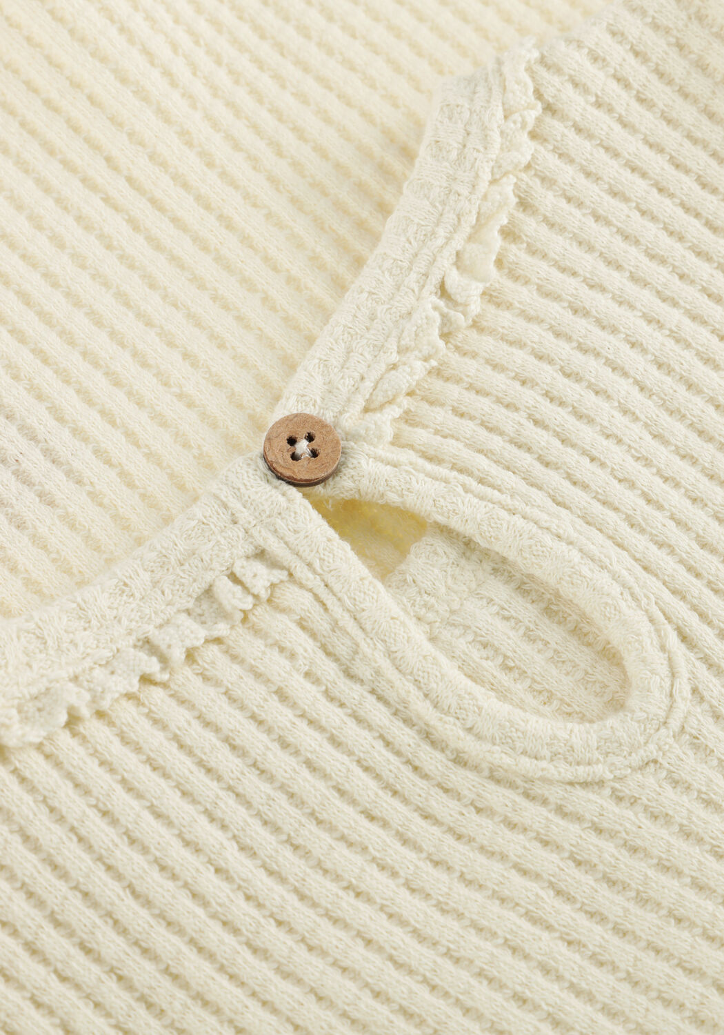 Ecru LIL' ATELIER Top NMFOSANNE LS SLIM TOP LIL - large