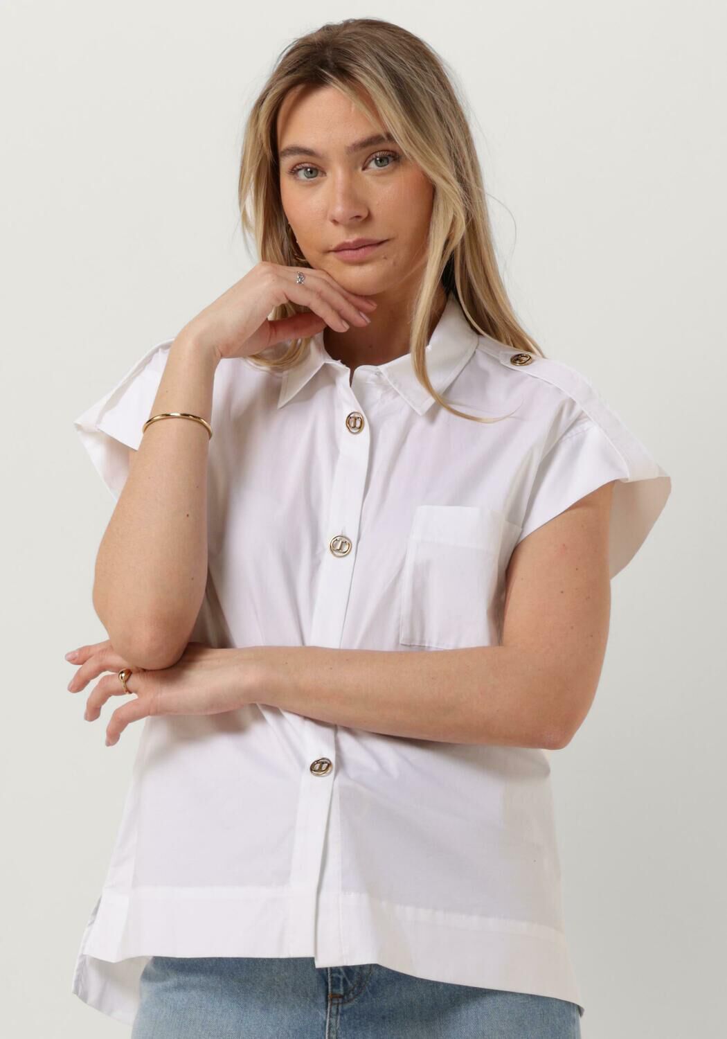 TWINSET MILANO Dames Blouses Woven Shirt Wit