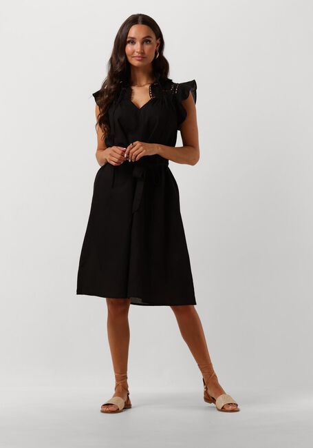 Zwarte MINUS Midi jurk ALAYA KNEE LENGTH DRESS - large