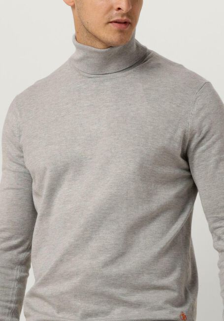 Grijze SCOTCH & SODA Coltrui REGULAR FIT ESSENTIALS TURTLE IN ECO VERO - large