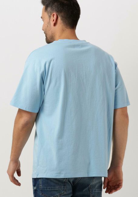 Lichtblauwe EDWIN T-shirt SUNSET ON MT FUJI TS SINGLE JERSEY - large