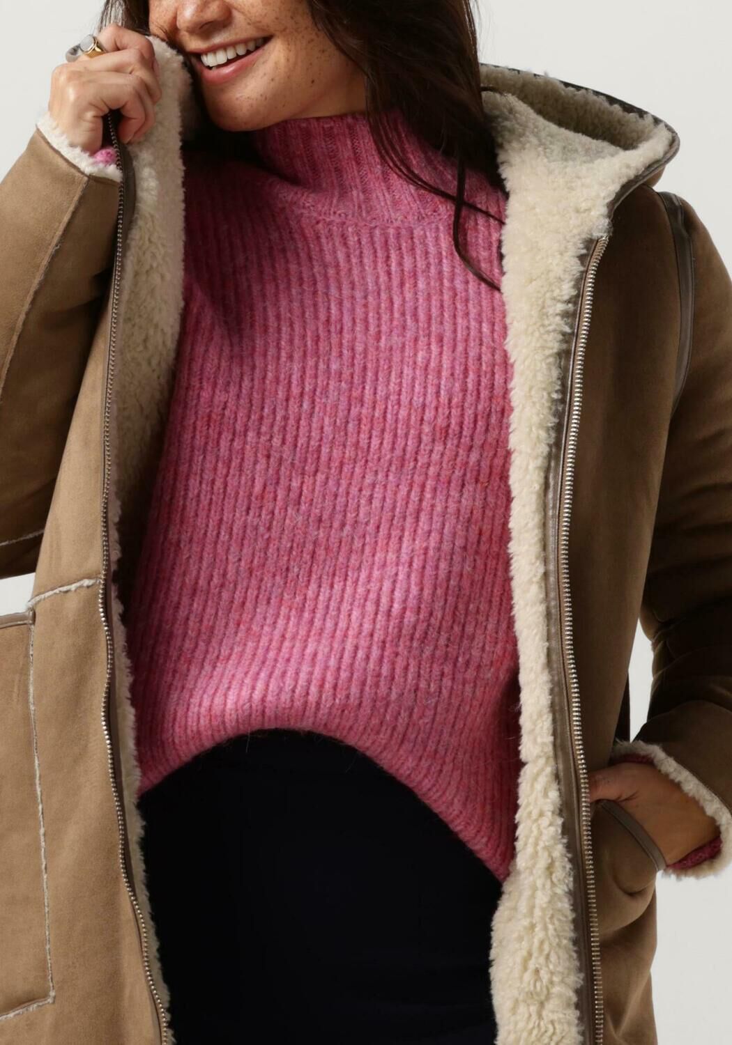 Camel GOOSECRAFT Gewatteerde jas GC ADELYN COAT - large