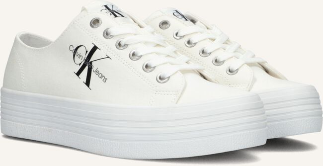 Witte CALVIN KLEIN Lage sneakers VULCANIZED FLATFORM LACEUP Witte CALVIN KLEIN Lage sneakers VULCANIZED FLATFORM LACEUP - large