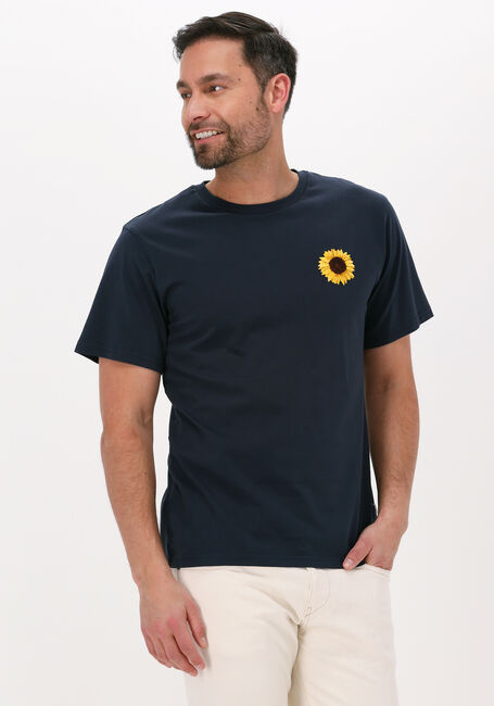 Blauwe FORÉT T-shirt PLANT - large