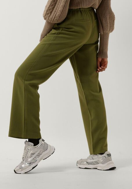 Groene MSCH COPENHAGEN Wijde broek TAIRA HEDVIG PANTS - large