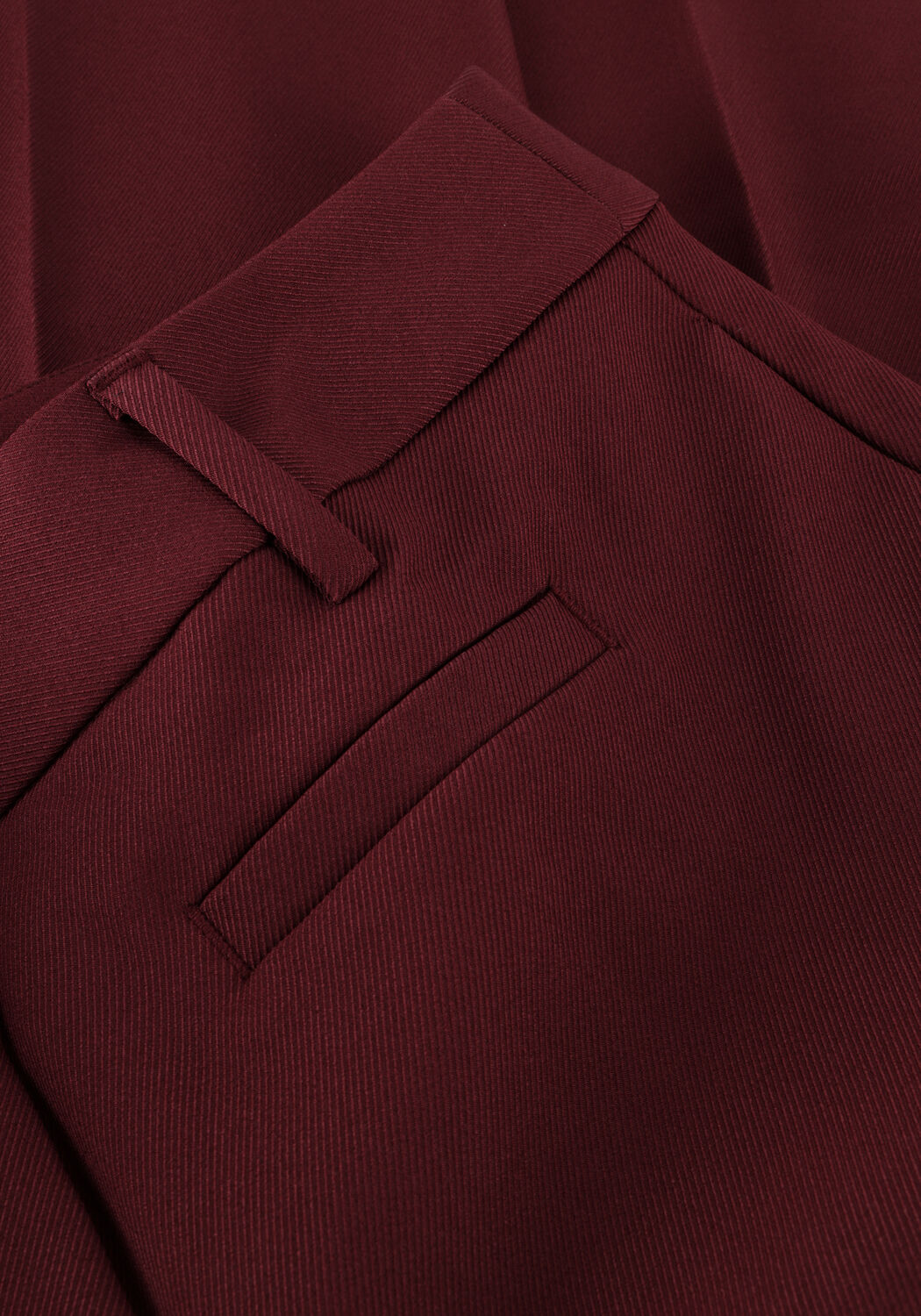 Bordeaux HAUTE L'AMITI&Eacute; Pantalon PREMIERE PLAIN TALL PANT - large