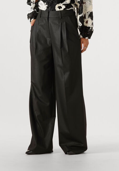 Zwarte CO'COUTURE Wijde broek SIBELLECC PLEAT LL PANT - large
