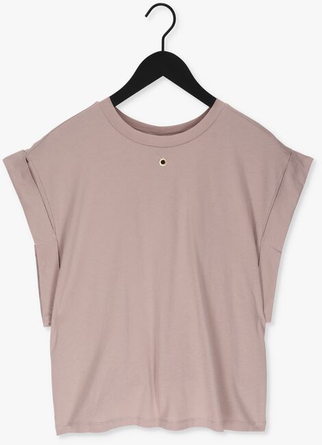 Taupe 10 DAYS Top WIDE TEE EYELET - large