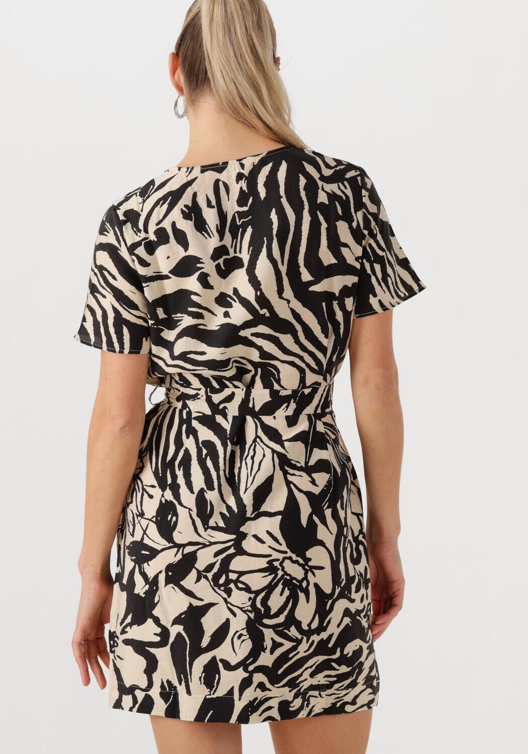OBJECT Dames Jurken Objkarina S s Re Short Dress Noos Zwart