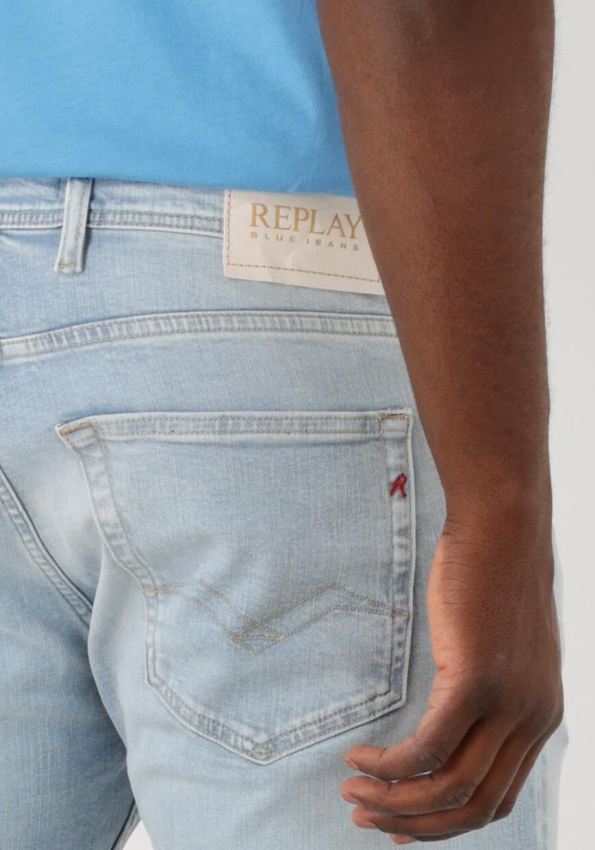REPLAY Heren Jeans Grover Pants Lichtblauw