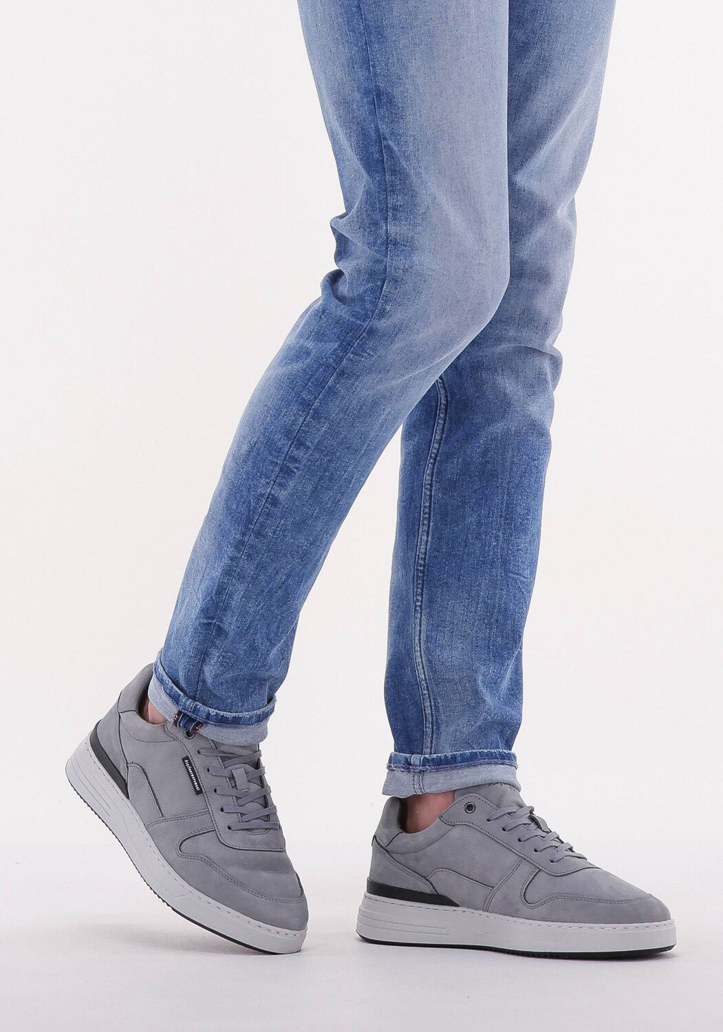 Grijze CYCLEUR DE LUXE Lage sneakers FREEWHEEL 2110 Omoda
