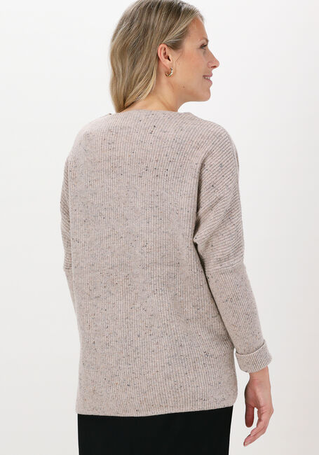 Zand SELECTED FEMME Trui SLFANNALISA LS KNIT V-NECK B - large