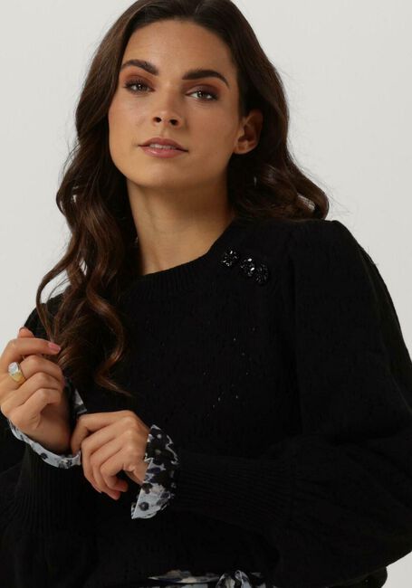 Zwarte FABIENNE CHAPOT Trui DIANA LONGSLEEVE PULLOVER - large