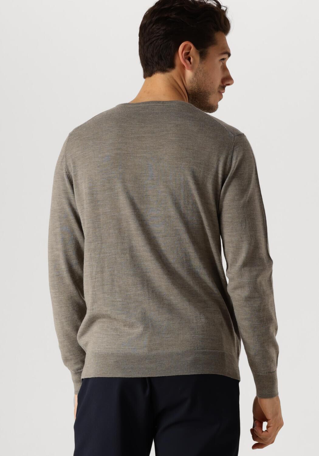 PROFUOMO Heren Truien & Vesten Pullover Crewneck Groen