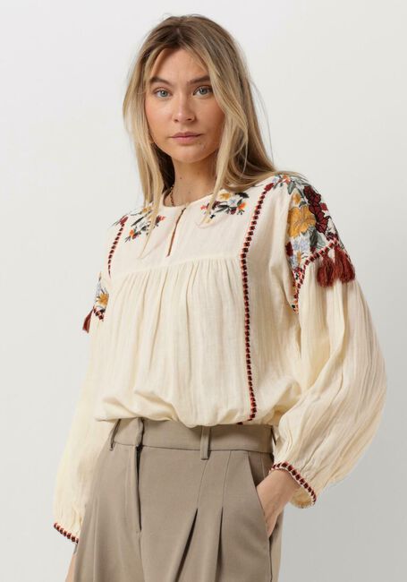 Gebroken wit SUMMUM Blouses TOP MULTI EMBROIDERY TOP MULTI EMBROIDERY - large