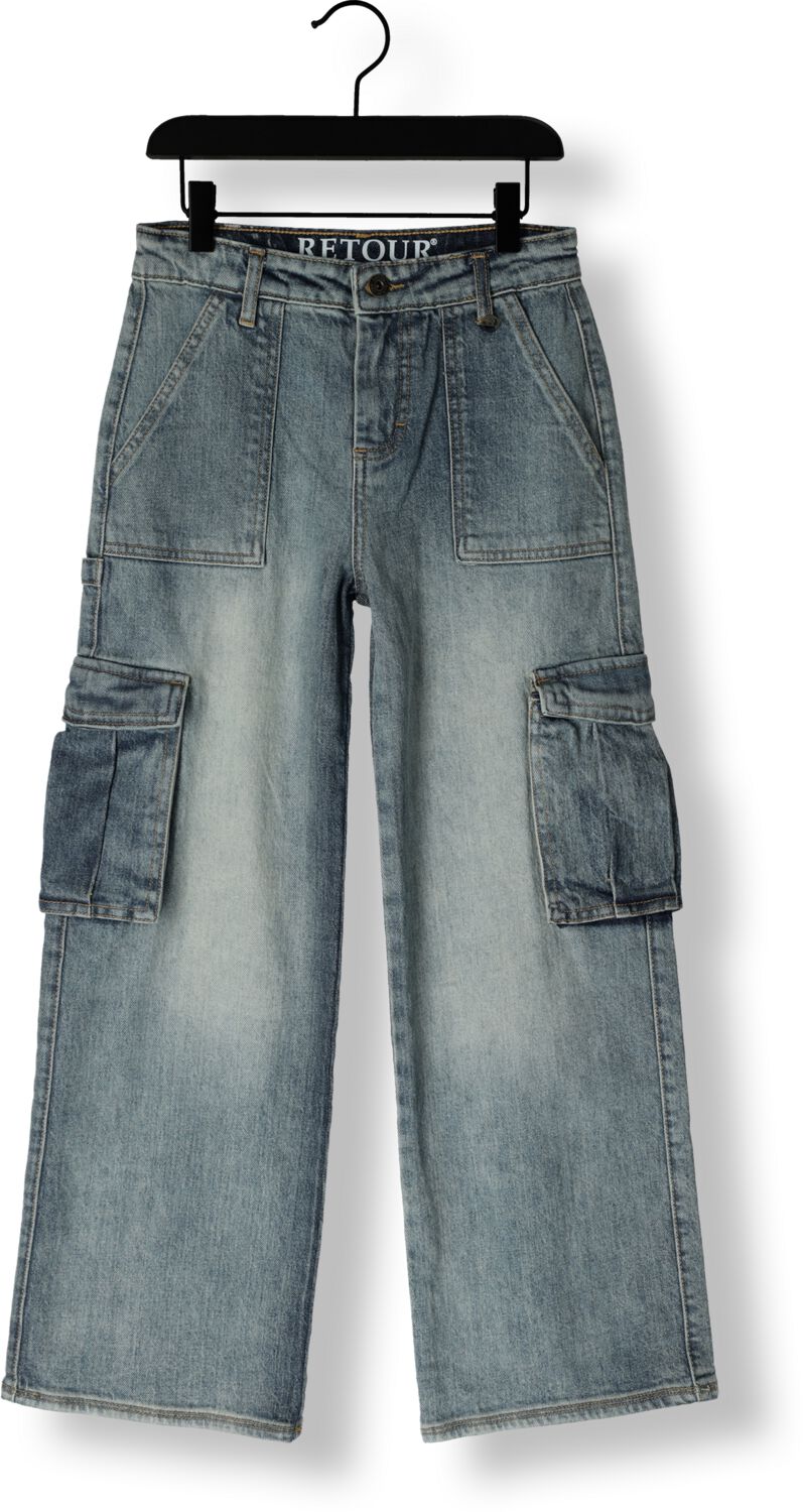 Retour Jeans high waist wide leg jeans Reese Wide vintage blue denim