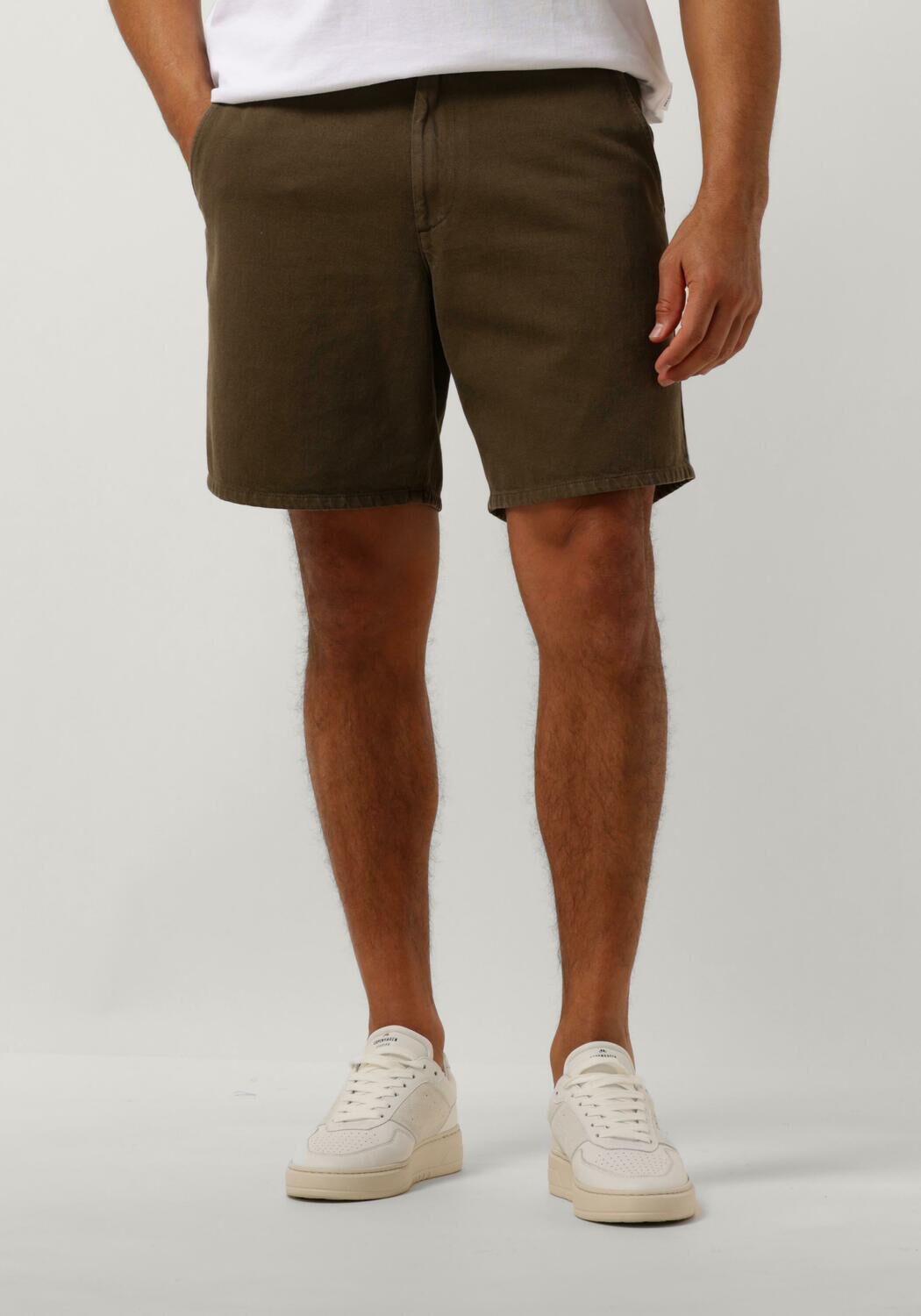 FORÉT Forét Heren Broeken Clay Short Bruin