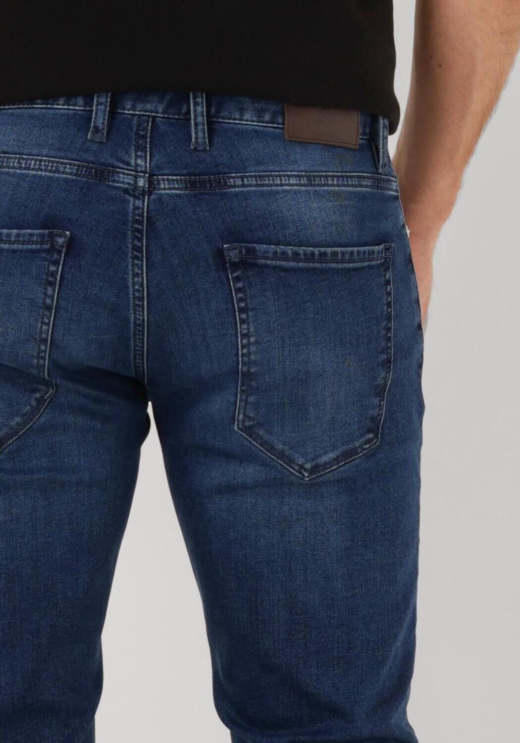 ALBERTO Heren Jeans 4237 1973 Slim Donkerblauw