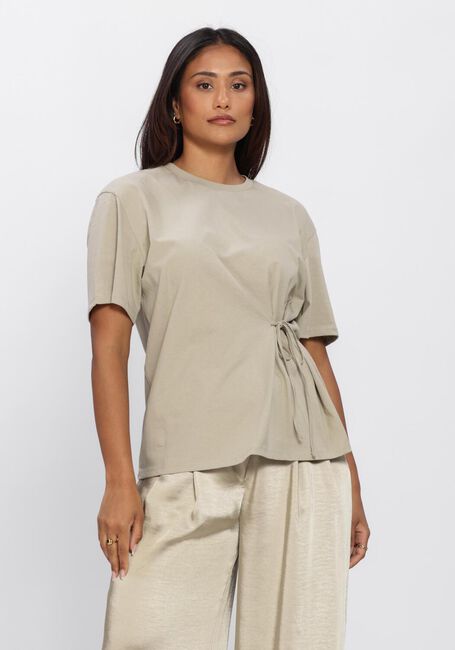 Beige EDITED Tops & T-shirts RENA T-SHIRT - large