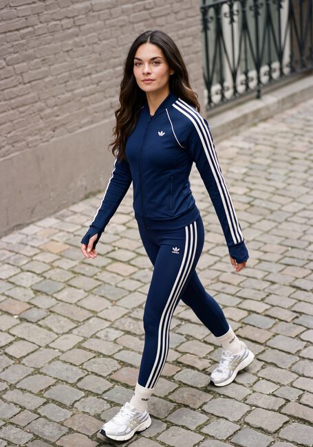 Donkerblauwe ADIDAS Sportvesten OG SP MIDLAY - large