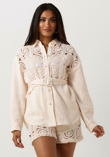 Witte FREEBIRD Blouses WV-STRUCT-CROCHET-COT-23-2 - large