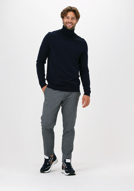 Donkerblauwe SELECTED HOMME Coltrui SLHBERG ROLL NECK - large