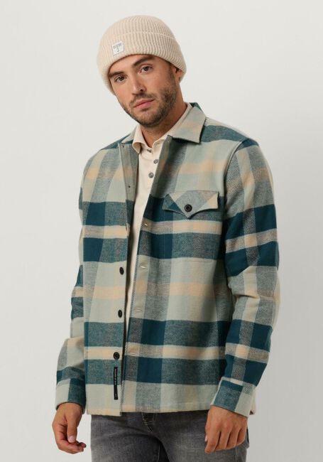 Groene BUTCHER OF BLUE Overshirt MARVIN CHECK OVERSHIRT - large
