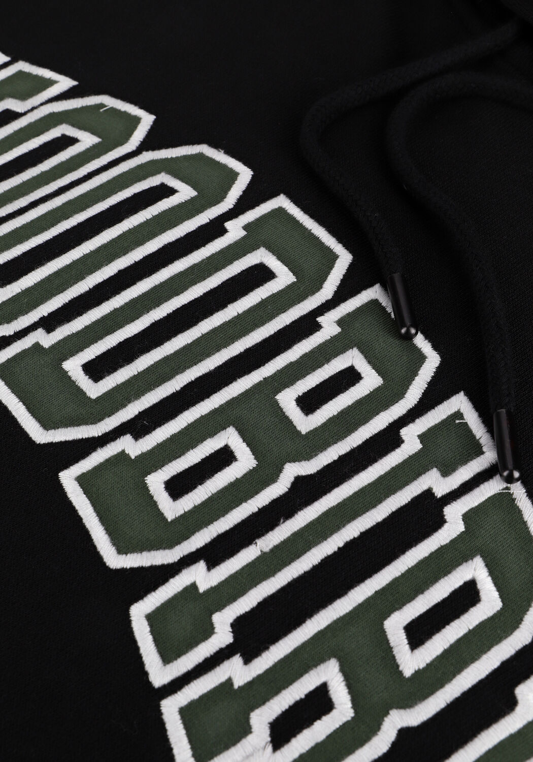 Zwarte WOODBIRD Trui PACS BALL HOODIE - large