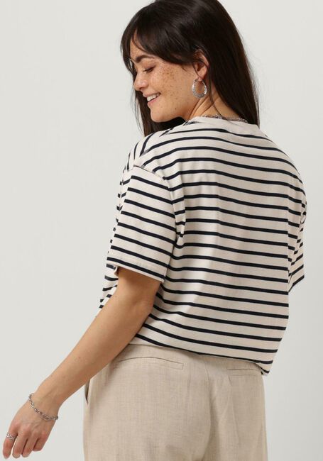 Blauwe ENVII T-shirt ENKULLA SS STRIPE 5310 - large