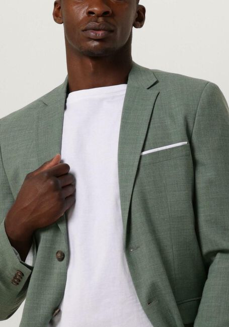 Groene SELECTED HOMME Colberts SLHSLIM-OASIS LINEN BLZ NOOS - large