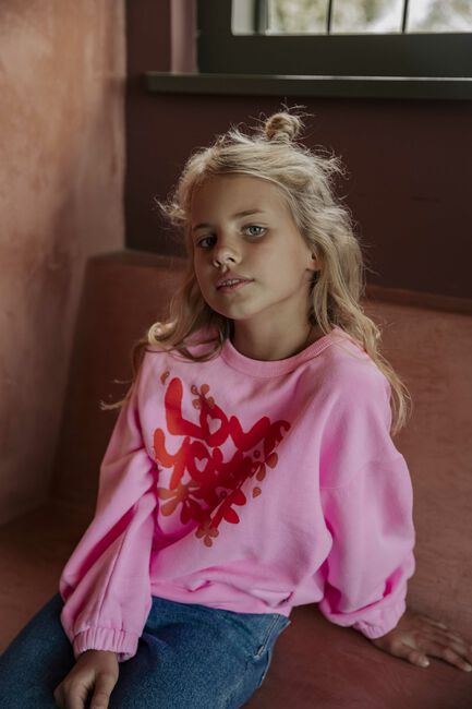 Roze AMMEHOELA Sweater AM-ROXY-01 - large