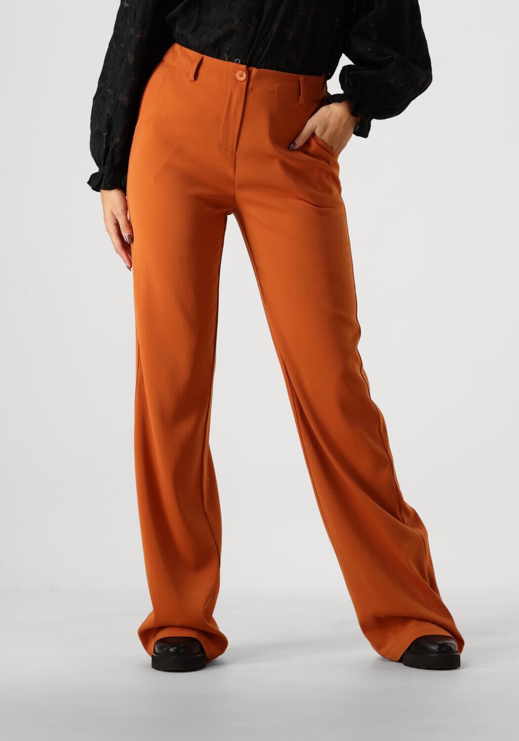 YDENCE Dames Broeken Pants Solange Tall Camel