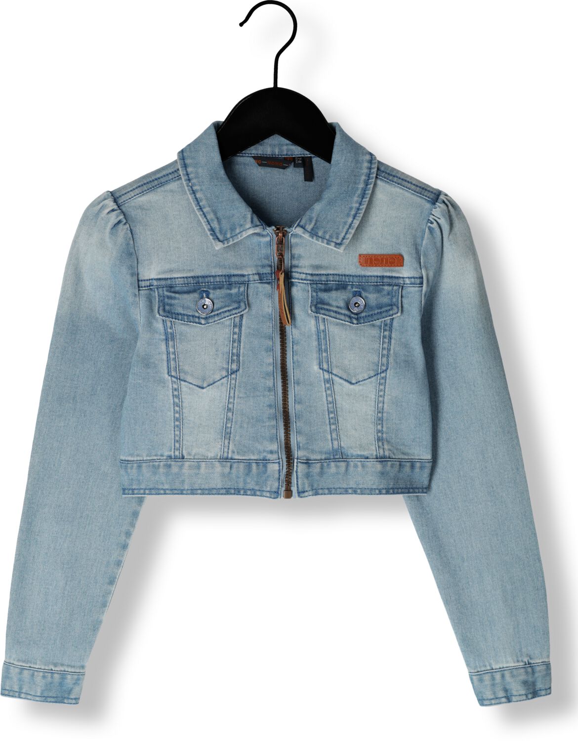 NONO Meisjes Jassen Donna Denim Jacket With Zipper Lichtblauw