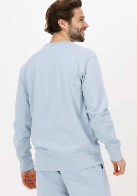 Lichtblauwe SELECTED MEN Sweater SLHJASON340 CREW NECK SWEAT S - large