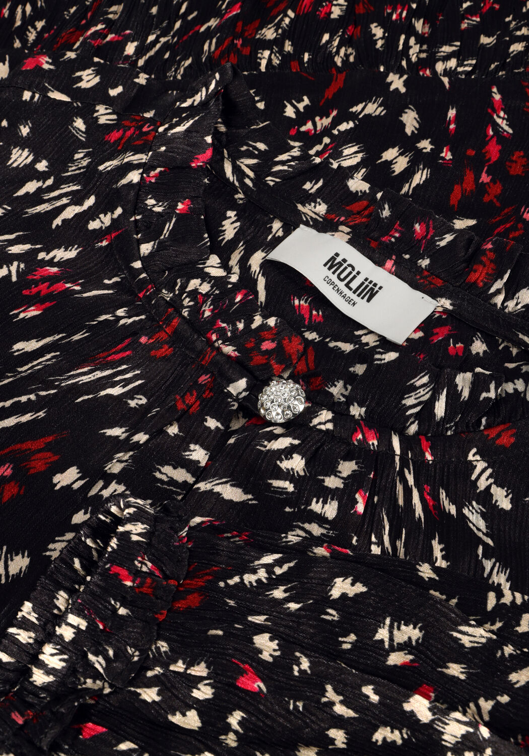 Zwarte MOLIIN Mini jurk HANNE - large