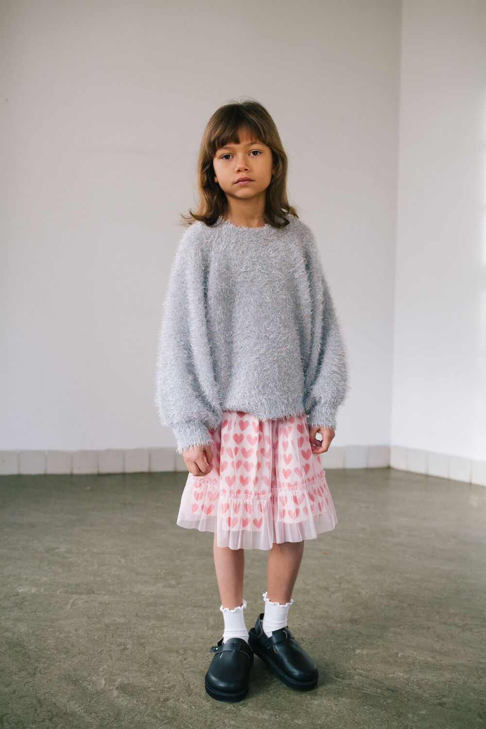 DAILY BRAT Meisjes Truien & Vesten Stardazzle Sweater Zilver