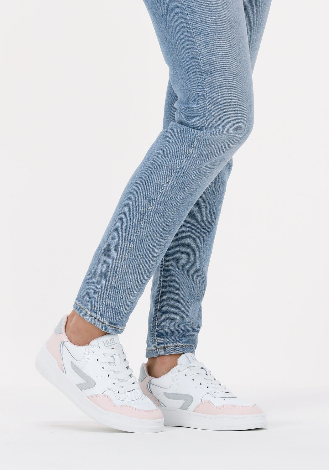 Witte HUB Lage sneakers COURT-Z - large