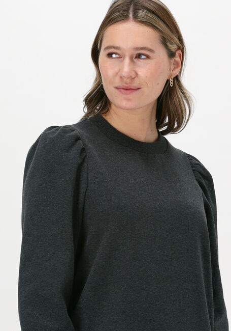 Zwarte SECOND FEMALE Mini jurk CARMELLO SWEAT CREW NECK DRESS - large