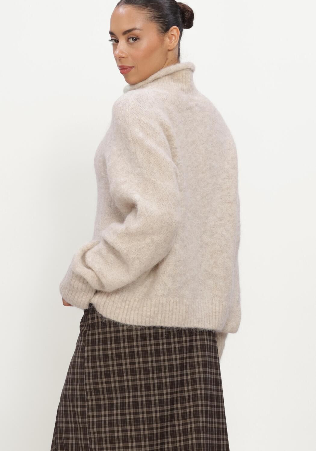 Beige BEAUMONT Trui ANGELA PULLOVER - large