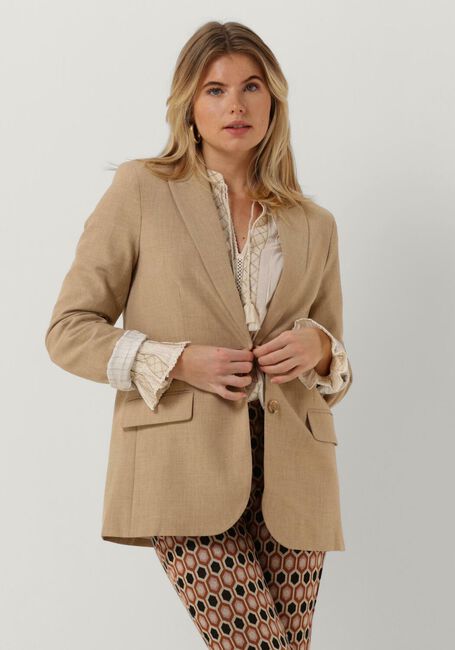 Bruine SUMMUM Blazer BLAZER MELANGE - large